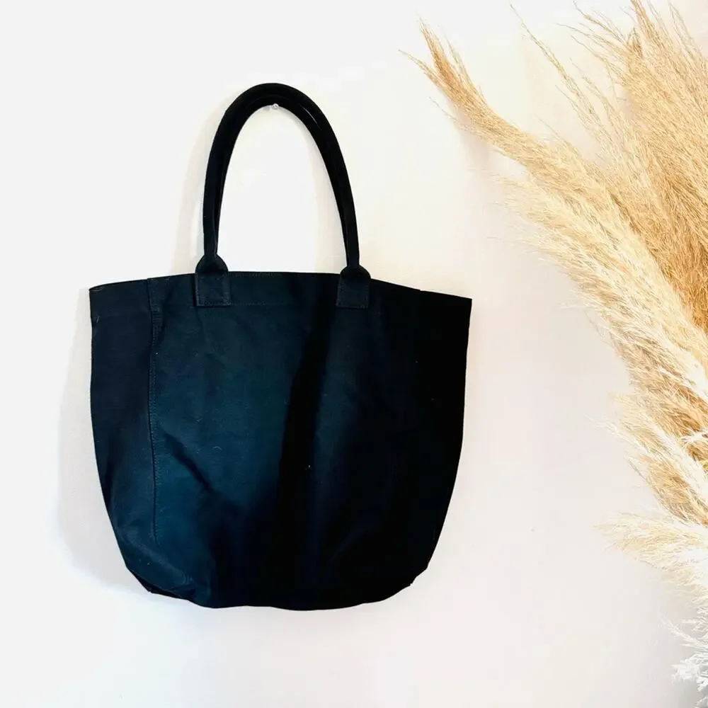 NEW BLOOMINGDALES Exclusive Black Red Bloomies Carryall Shoulder Tote Bag Purse - Picture 5 of 13